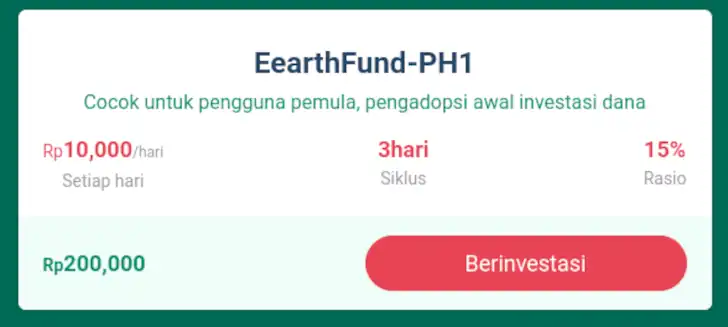 investasi earthfund ph1