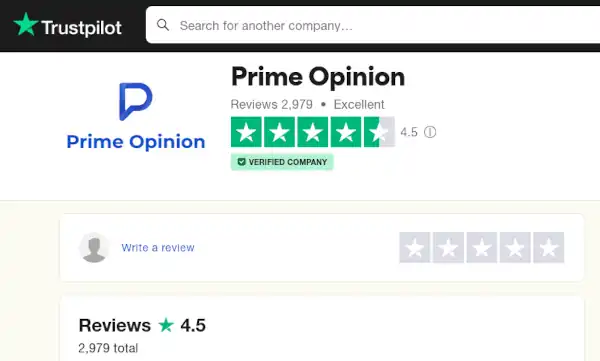 review prime opinion trustpilot